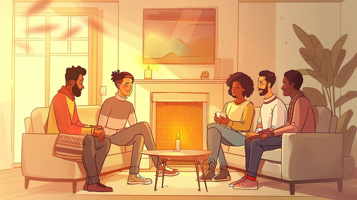 Introverts typically choose small groups of friends